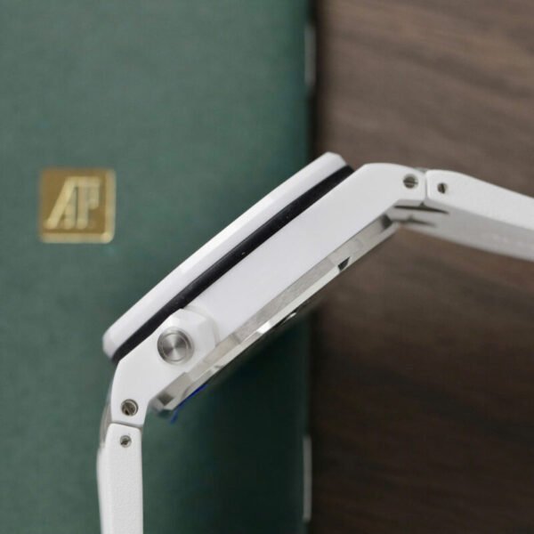 Audemars Piguet Royal Oak Offshore Diver 15707CB White Dial White Ceramic Rubber Best Replica APSF 42mm - Image 9