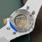 Audemars Piguet Royal Oak Offshore Diver 15707CB White Dial White Ceramic Rubber Best Replica APSF 42mm - Image 10
