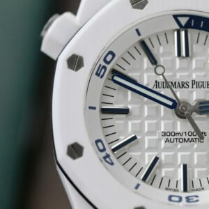 Audemars Piguet Royal Oak Offshore Diver 15707CB White Dial White Ceramic Rubber Best Replica APSF 42mm - Image 16