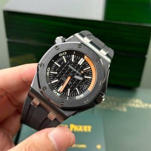 Audemars Piguet Royal Oak Offshore Diver 15707CE Black Dial Black Ceramic Rubber Best Replica APSF 42mm - Image 11