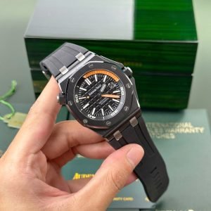 Audemars Piguet Royal Oak Offshore Diver 15707CE Black Dial Black Ceramic Rubber Best Replica APSF 42mm - Image 12
