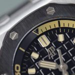 Audemars Piguet Royal Oak Offshore Diver 15720CN Black Dial Ceramic Bezel Rubber Replica IPF 42mm - Image 4