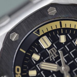 Audemars Piguet Royal Oak Offshore Diver 15720CN Black Dial Ceramic Bezel Rubber Replica IPF 42mm - Image 4
