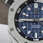 Audemars Piguet Royal Oak Offshore Diver 15720ST Blue Dial Rubber Replica IPF 42mm - Image 6