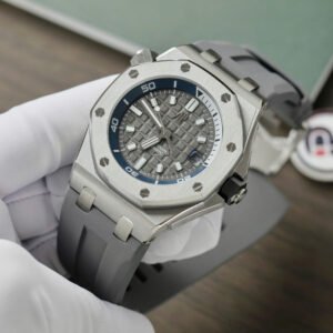 Audemars Piguet Royal Oak Offshore Diver 15720ST Grey Dial Rubber Replica IPF 42mm - Image 3