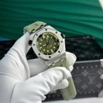 Audemars Piguet Royal Oak Offshore Diver 15720ST Khaki Green Dial Rubber Best Replica APSF 42mm - Image 10
