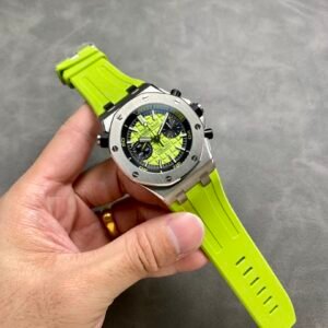 Audemars Piguet Royal Oak Offshore Diver Chronograph 26703ST Green Dial Rubber Best Replica JHF 42mm - Image 10