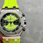 Audemars Piguet Royal Oak Offshore Diver Chronograph 26703ST Green Dial Rubber Best Replica JHF 42mm - Image 13