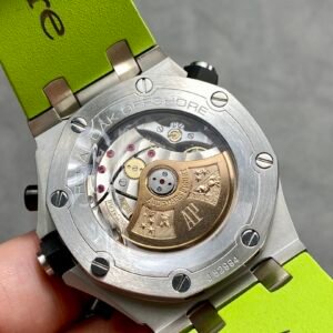 Audemars Piguet Royal Oak Offshore Diver Chronograph 26703ST Green Dial Rubber Best Replica JHF 42mm - Image 16