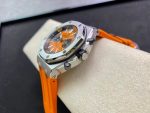 Audemars Piguet Royal Oak Offshore Diver Chronograph 26703ST Orange Dial Orange Rubber Best Replica JHF 42mm - Image 5