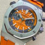 Audemars Piguet Royal Oak Offshore Diver Chronograph 26703ST Orange Dial Orange Rubber Best Replica JHF 42mm - Image 11