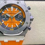 Audemars Piguet Royal Oak Offshore Diver Chronograph 26703ST Orange Dial Orange Rubber Best Replica JHF 42mm - Image 12