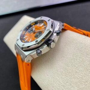 Audemars Piguet Royal Oak Offshore Diver Chronograph 26703ST Orange Dial Orange Rubber Best Replica JHF 42mm - Image 13