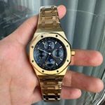Audemars Piguet Royal Oak Perpetual Calendar 26574BA Blue Dial 18K Yellow Gold Wrapped Best Replica 41mm - Image 2