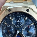 Audemars Piguet Royal Oak Perpetual Calendar 26574BA Blue Dial 18K Yellow Gold Wrapped Best Replica 41mm - Image 6