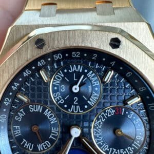 Audemars Piguet Royal Oak Perpetual Calendar 26574BA Blue Dial 18K Yellow Gold Wrapped Best Replica 41mm - Image 6