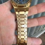 Audemars Piguet Royal Oak Perpetual Calendar 26574BA Blue Dial 18K Yellow Gold Wrapped Best Replica 41mm - Image 10