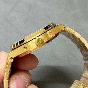 Audemars Piguet Royal Oak Perpetual Calendar 26574BA Yellow Gold Blue Dial Best Replica 41mm - Image 15
