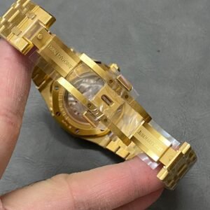 Audemars Piguet Royal Oak Perpetual Calendar 26574BA Yellow Gold Blue Dial Best Replica 41mm - Image 17