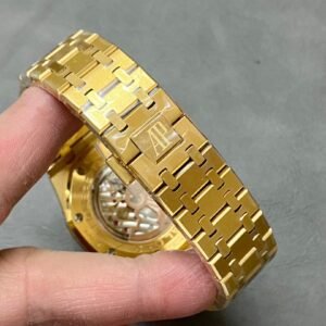 Audemars Piguet Royal Oak Perpetual Calendar 26574BA Yellow Gold Blue Dial Best Replica 41mm - Image 18