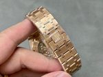 Audemars Piguet Royal Oak Perpetual Calendar 26574OR Rose Gold Blue Dial Best Replica 41mm - Image 8
