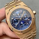 Audemars Piguet Royal Oak Perpetual Calendar 26574OR Rose Gold Blue Dial Best Replica 41mm - Image 10