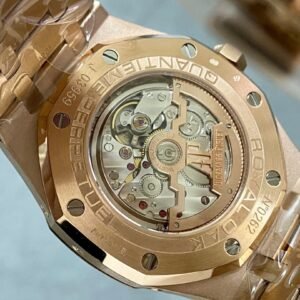 Audemars Piguet Royal Oak Perpetual Calendar 26574OR Rose Gold Blue Dial Best Replica 41mm - Image 15