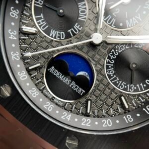 Audemars Piguet Royal Oak Perpetual Calendar 26579CE Grey Dial Black Ceramic Best Replica APSF 41mm - Image 15