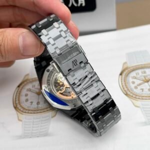 Audemars Piguet Royal Oak Perpetual Calendar 26579CE Grey Dial Black Ceramic Best Replica APSF 41mm - Image 20
