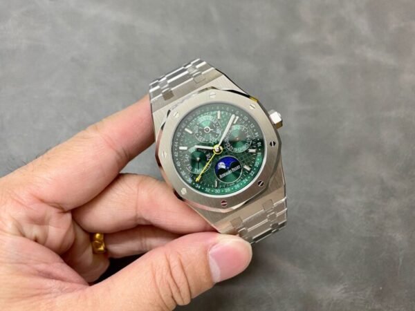 Audemars Piguet Royal Oak Perpetual Calendar 26606ST Green Dial Super Clone 41mm - Image 1