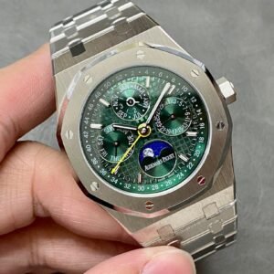 Audemars Piguet Royal Oak Perpetual Calendar 26606ST Green Dial Super Clone 41mm - Image 11