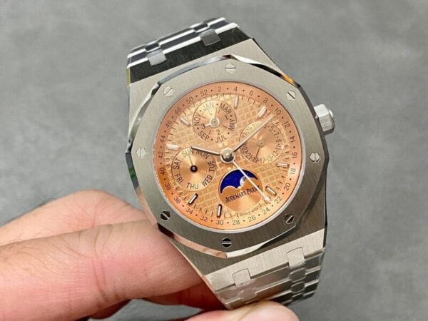 Audemars Piguet Royal Oak Perpetual Calendar 26615TI Salmon Dial Top Quality Replica 41mm - Image 2