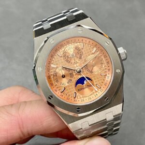 Audemars Piguet Royal Oak Perpetual Calendar 26615TI Salmon Dial Top Quality Replica 41mm - Image 10