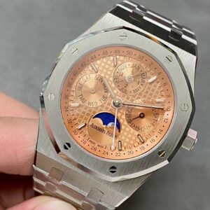 Audemars Piguet Royal Oak Perpetual Calendar 26615TI Salmon Dial Top Quality Replica 41mm - Image 11