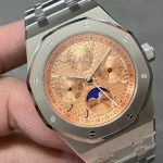 Audemars Piguet Royal Oak Perpetual Calendar 26615TI Salmon Dial Top Quality Replica 41mm - Image 12