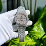 Audemars Piguet Royal Oak Red Arabic Numerals Iced Out Moissanite Super Clone 41m - Image 11