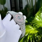 Audemars Piguet Royal Oak Red Arabic Numerals Iced Out Moissanite Super Clone 41m - Image 15