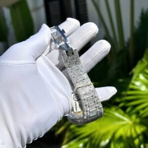 Audemars Piguet Royal Oak Red Arabic Numerals Iced Out Moissanite Super Clone 41m - Image 17