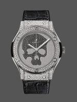 Hublot Classic Fusion Skull Titanium Full Pave 511.NX.9000.LR.1704.SKULL 45mm