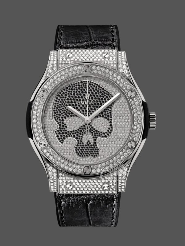 Hublot Classic Fusion Skull Titanium Full Pave 511.NX.9000.LR.1704.SKULL 45mm - Image 1
