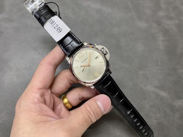 Panerai Luminor Due PAM1249 Ivory Sun-brushed Dial Leather Strap Best Replica VSF 42mm - Image 1