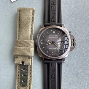 Panerai Luminor Marina Navy Seals PAM01412 Grey Dial Rubber Strap Best Replica VSF 44mm - Image 8