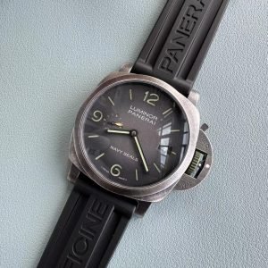 Panerai Luminor Marina Navy Seals PAM01412 Grey Dial Rubber Strap Best Replica VSF 44mm - Image 10