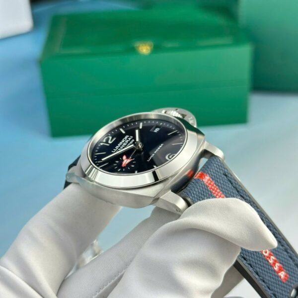 Panerai Luminor Quaranta BiTempo Luna Rossa PAM01404 Blue Dial Rubber Strap Best Replica VSF 40mm - Image 5