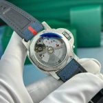 Panerai Luminor Quaranta BiTempo Luna Rossa PAM01404 Blue Dial Rubber Strap Best Replica VSF 40mm - Image 19