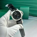 Panerai Luminor Quaranta BiTempo PAM01365 Black Dial Leather Best Replica VSF 40mm - Image 9