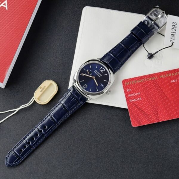 Panerai Radiomir Quaranta Blue Dial Leather Strap PAM01293 1:1 Best Replica VSF 40mm - Image 2