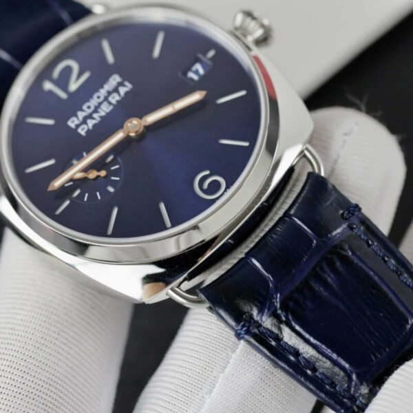 Panerai Radiomir Quaranta Blue Dial Leather Strap PAM01293 1:1 Best Replica VSF 40mm - Image 6