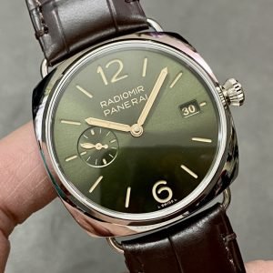 Panerai Radiomir Quaranta PAM1386 Green Dial Leather Strap 1:1 Best Replica VSF 40mm - Image 11