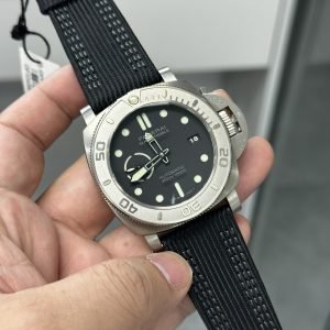 Panerai Submersible Mike Horn Edition PAM 984 Titanium Black Dial Black Strap Best Replica VSF 47mm - Image 8